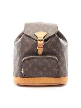 Louis Vuitton Backpack Montsouris MM Canvas Leather
